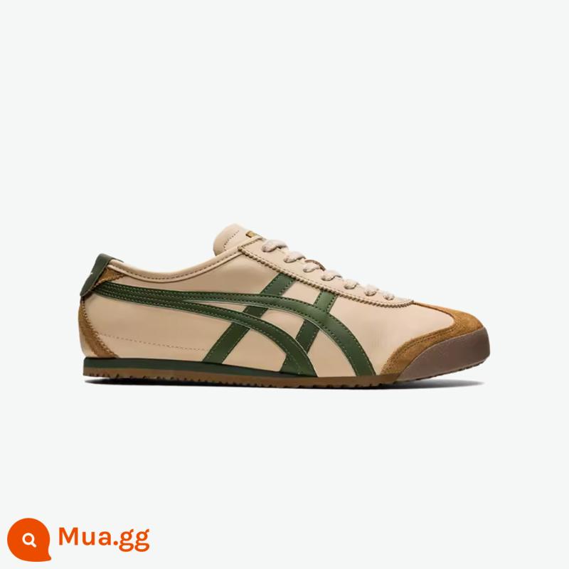 [Cổ điển] Giày bệt Onitsuka Tiger MEXICO 66 màu trà sữa retro DL408 - nâu/xanh