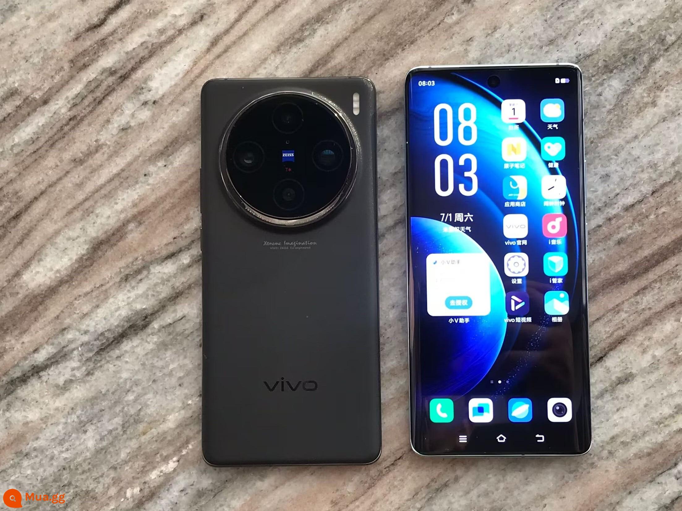 [Mới và chưa kích hoạt] Điện thoại di động vivo X100 vivox100 Zeiss màn hình bảo vệ mắt chống nước hồng ngoại Điện thoại di động 5G - Phiên bản LPDDR5T màu đen Chenye