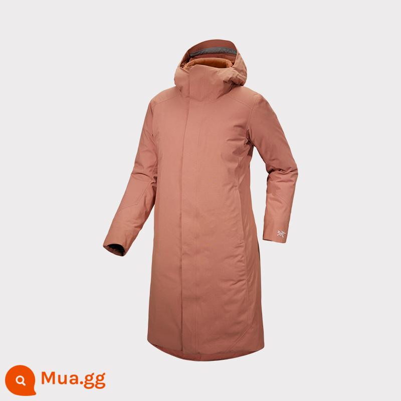 Áo khoác nữ chống thấm nước ARC'TERYX PATERA PARKA GORE-TEX - HAZELNUT ĐEN/Nâu trái cây đậm