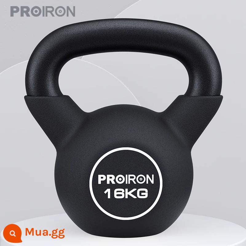 PROIRON/Puli Ai tẩm gang Kettlebell tập thể dục nữ tại nhà tập mông chuyên nghiệp cạnh tranh - Đen 16kg