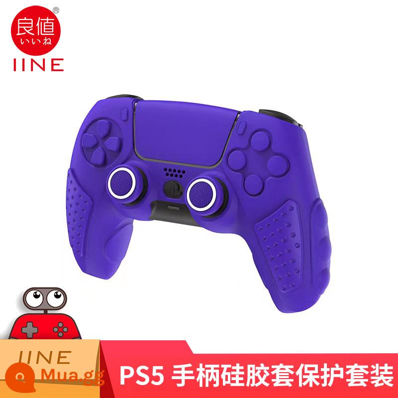 Bao silicon bảo vệ tay cầm PS5 chính hãng Bao silicon bảo vệ tay cầm PS5 Bao bảo vệ tay cầm chơi game PS5 Vỏ mềm chống trượt - Vỏ bảo vệ tay cầm ps5 giá tốt L693 màu tím đi kèm nắp