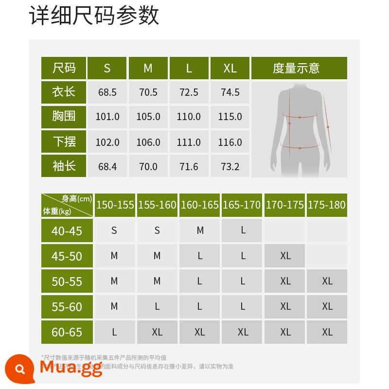 Áo khoác nhung chuối 3 trong 1 dành cho nữ LS19623 Áo khoác leo núi mới chống gió, chống thấm nước và ấm áp ngoài trời - Kích thước đề xuất