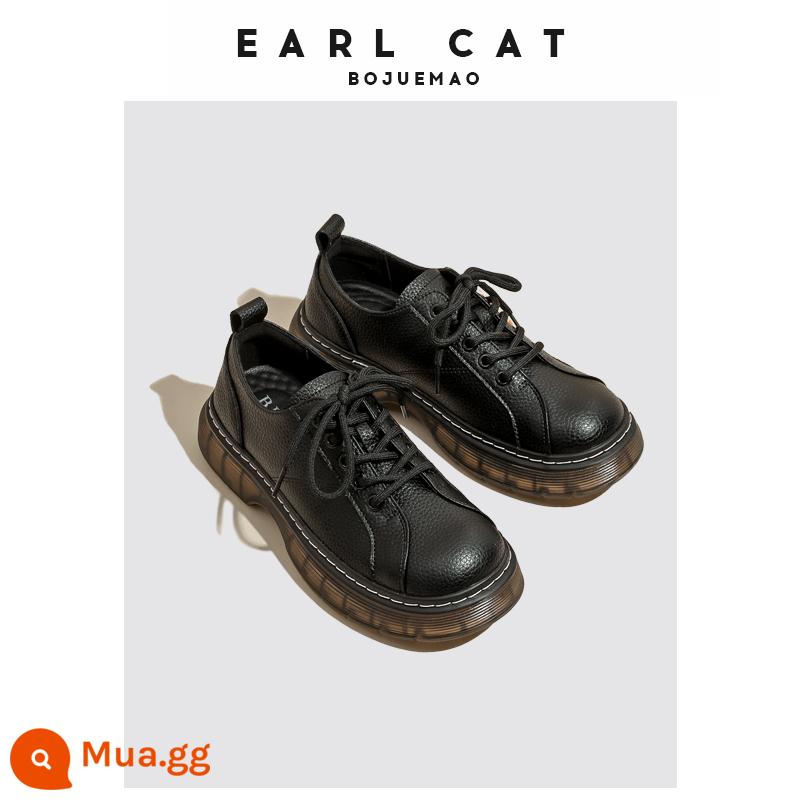 Giày da nhỏ Earl Cat Giày nữ Phúc lợi Chia tay Mẫu Giày Mary Jane Không trả lại hoặc trao đổi trừ khi có vấn đề nghiêm trọng về chất lượng - 2123-1 màu đen