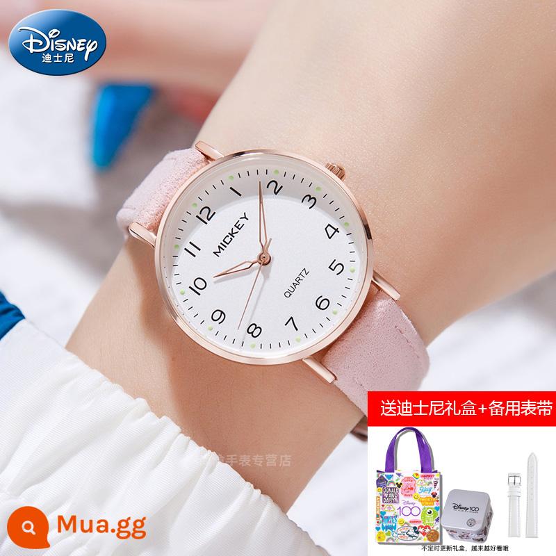 Đồng hồ Disney nữ học sinh cấp 2 giá trị cao học sinh cấp 3 2023 cơ khí chống nước mới kỳ thi đặc biệt - bột cô gái