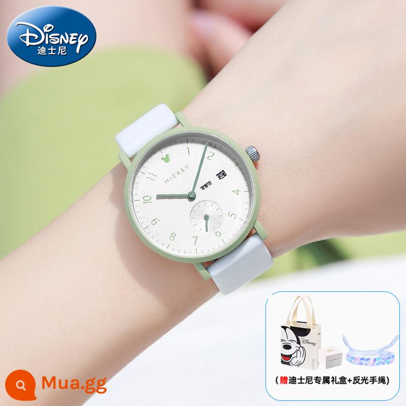 Đồng hồ Disney nữ học sinh cấp 2 giá trị cao học sinh cấp 3 2023 cơ khí chống nước mới kỳ thi đặc biệt - xanh tươi