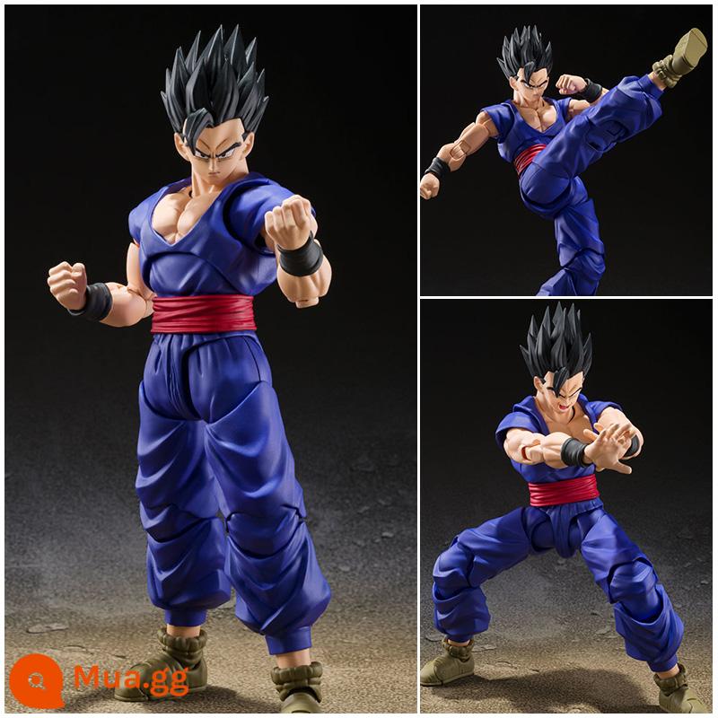 Trong nước shf Dragon Ball mô hình siêu di động Monkey King Vegeta Zamas Saiyan búp bê đồ chơi - Ultimate Gohan (16cm có chân đế)