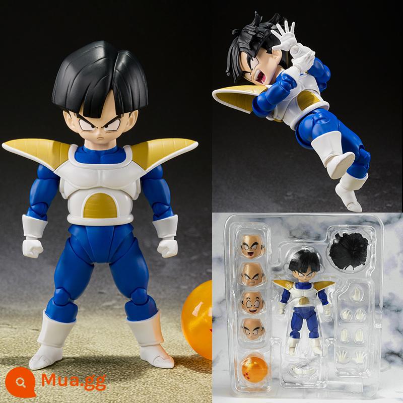 Trong nước shf Dragon Ball mô hình siêu di động Monkey King Vegeta Zamas Saiyan búp bê đồ chơi - Battle Suit Little Gohan (11cm đi kèm Ngọc rồng)