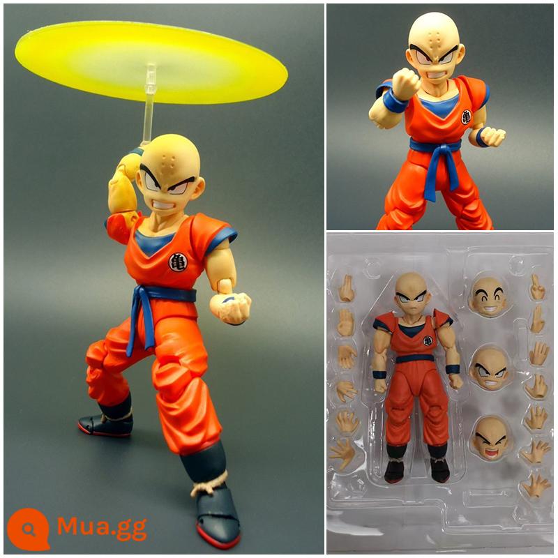 Trong nước shf Dragon Ball mô hình siêu di động Monkey King Vegeta Zamas Saiyan búp bê đồ chơi - Krillin trưởng thành (12 cm đi kèm với Chém Qiyuan)