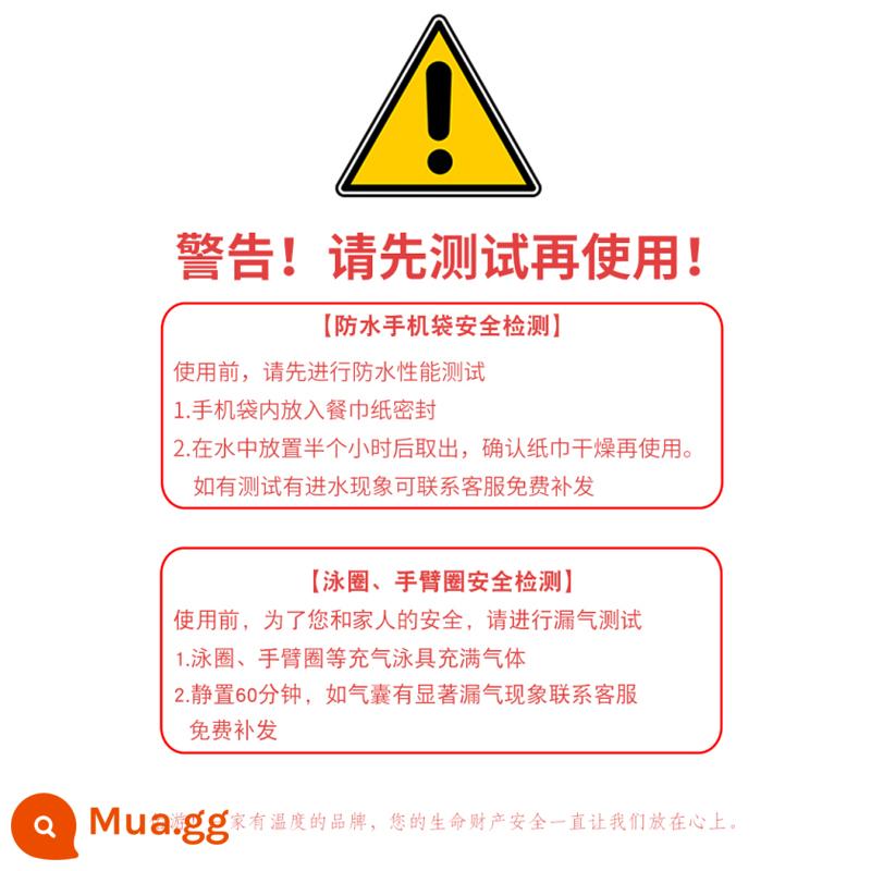 Túi chống nước điện thoại di động với màn hình cảm ứng bơi lặn chống bụi kín đặc biệt giao hàng tận nơi vỏ bảo vệ điện thoại di động dày chống mưa - (Hãy chắc chắn tiến hành kiểm tra khả năng chống thấm nước trước mỗi lần sử dụng để tránh tổn thất)