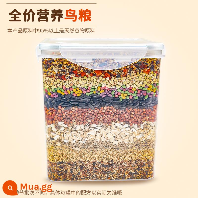 Tiger Leather Parrot Feed Xuanfeng Bird Food với Shell, Huangguzi Xiaomi Peony Birds Five -Color hỗn hợp Bird - 4000ml