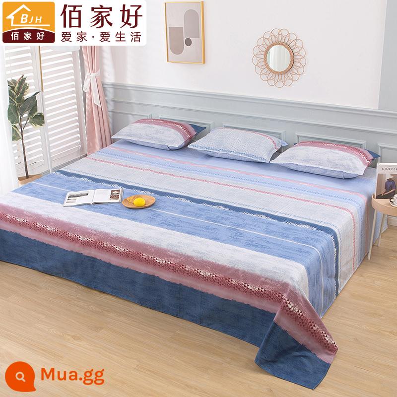 Bông dày Bed Rough Bed Single One Piece 100 Full Cotton Tatami Nông thôn Gối lớn Bộ gối đôi - sự bẩn thỉu đô thị