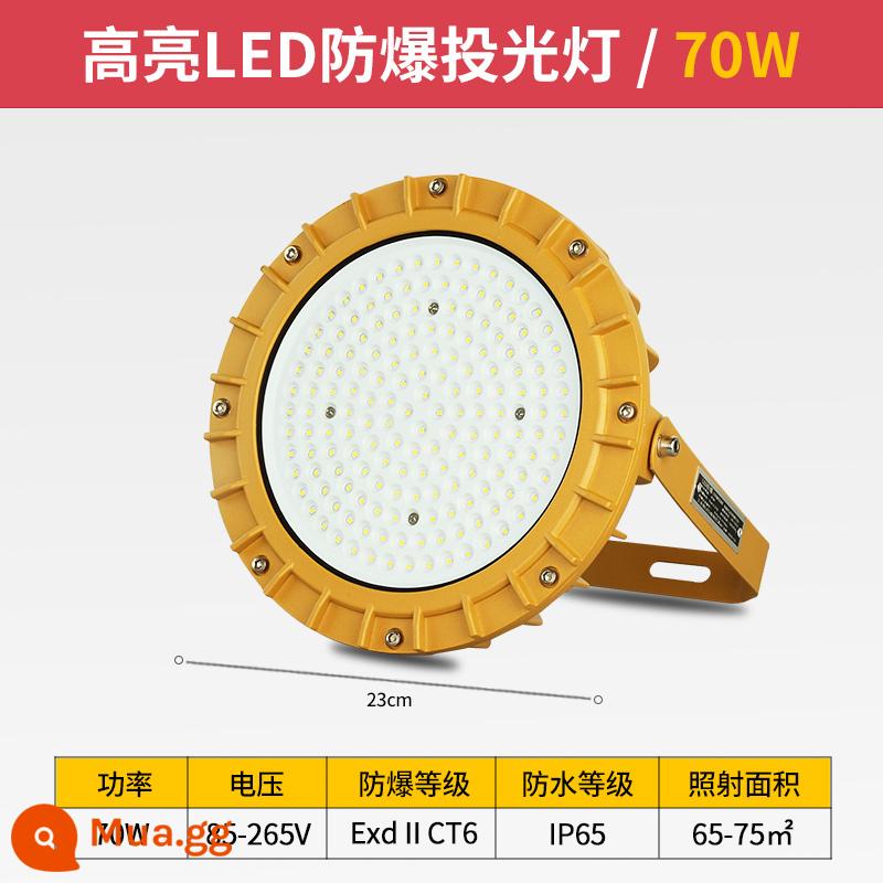 LED Vụ nổ -Proof Light Warehouse FLEXT - Ảnh tròn tiêu chuẩn quốc gia [độ sáng cao 70W] ảnh 70-80 mét vuông