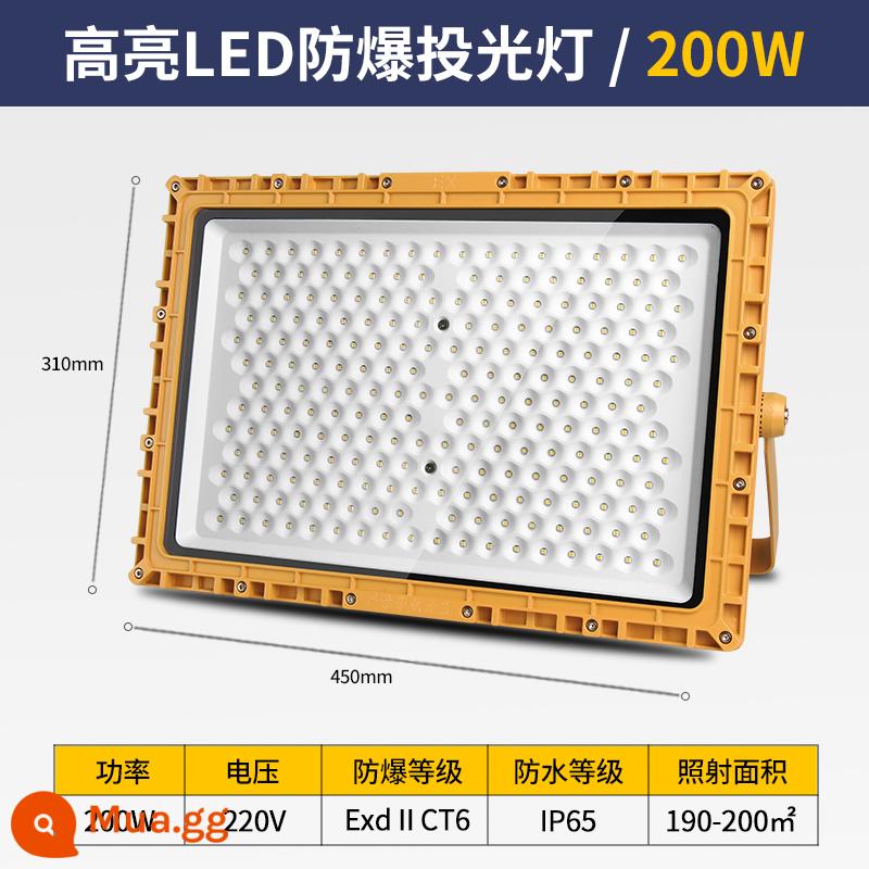 LED Vụ nổ -Proof Light Warehouse FLEXT - Hình vuông tiêu chuẩn quốc gia [độ sáng cao 200W] ảnh 190-200 mét vuông