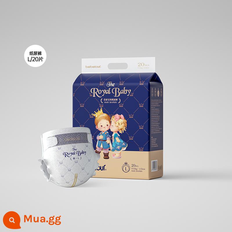 Tã quần mini bebetour royal baby siêu mỏng thoáng khí Tã M-XL *1 gói - L