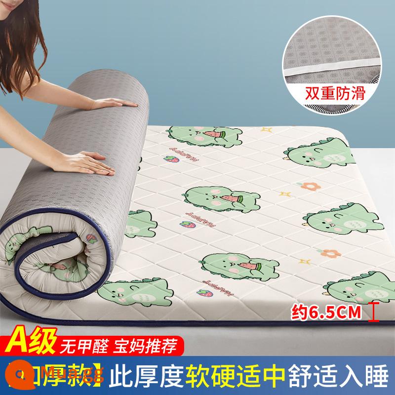 Cho thuê nệm đặc biệt đệm gấp hộ gia đình chiếu tatami nệm ký túc xá sinh viên mùa hè đơn sàn - Khủng long [mẫu kháng khuẩn dày nâng cấp] 6,5cm