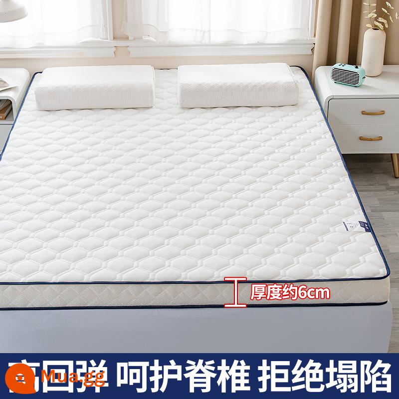 Nệm đệm nhà dày chiếu tatami chiếu ký túc xá sinh viên nệm đơn cứng chiếu mùa đông cho thuê thảm đặc biệt - Chiều cao 6cm-kim cương ba chiều-Yabai [Lưới thoáng khí mắt chim-Nệm bốn mùa-Hút ẩm và mồ hôi]