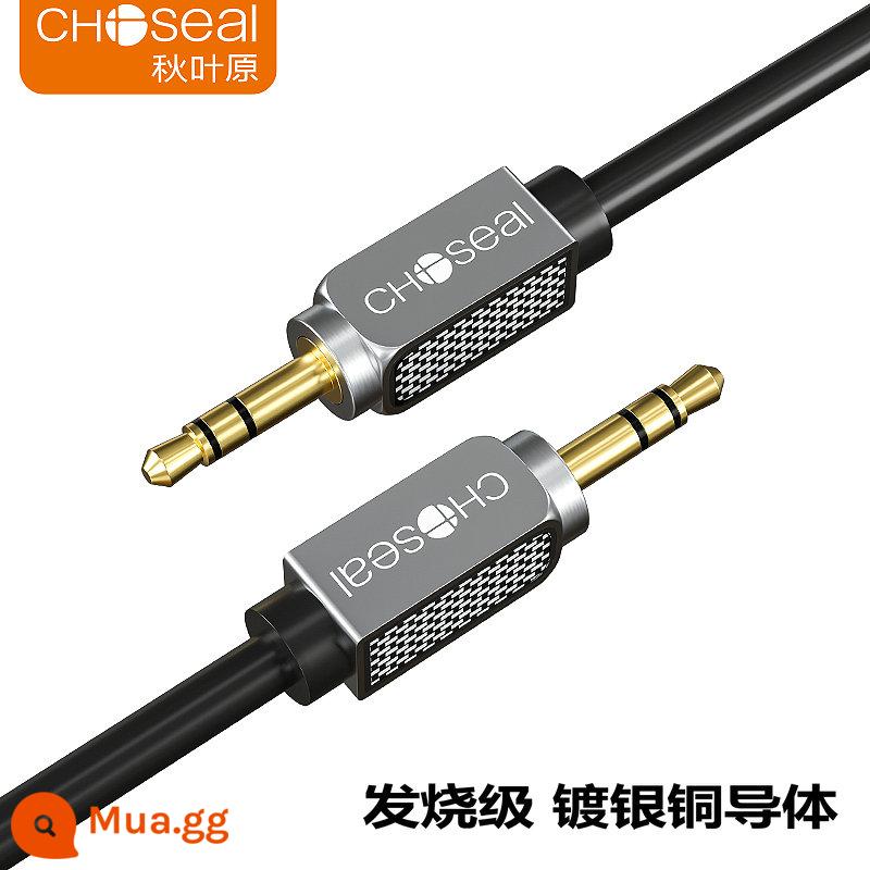 Cáp âm thanh Akihabara 3.5mm đực sang đầu đực aux hai đầu điện thoại xe hơi âm thanh xe hơi loa máy tính cáp tai nghe chuyển đổi aus loa cắm tai nghe đường kết nối dữ liệu đầu ra - Model mạ bạc chống sốt QS3545