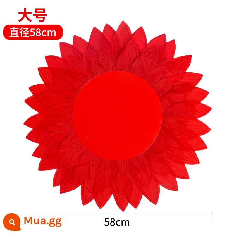 Bàn tay hoa hướng dương màu đỏ với hiệu suất khiêu vũ ngày quốc gia - Kiểu chữ 58cm [Ưu tiên sưu tầm và mua hàng]