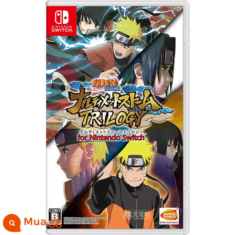 Hộp mực trò chơi cũ chính hãng của Nintendo Switch NS Zelda Arceus Vermillion Odyssey được tái chế riêng - Bộ sưu tập Naruto 123 màu xanh dương của con công