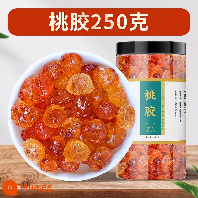 Kẹo cao su đào chính hãng 500g nước mắt hoa đào tự nhiên siêu hoang dã có thể kết hợp với saponin gạo tuyết yến nấm trắng ăn được - 250g kẹo cao su đào