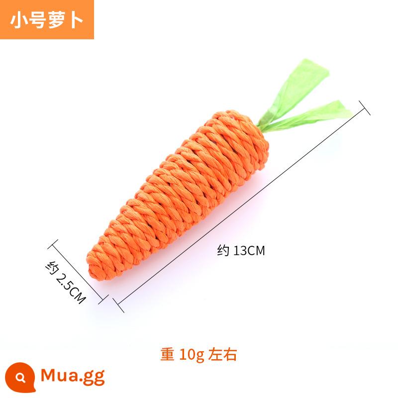 Đồ Chơi Cho Mèo Tự Vui Vẻ Chán Chán Giảm Hiện Vật Trêu Chọc Mèo Con - Cà rốt nhỏ (13cm) [gói đơn, im lặng]