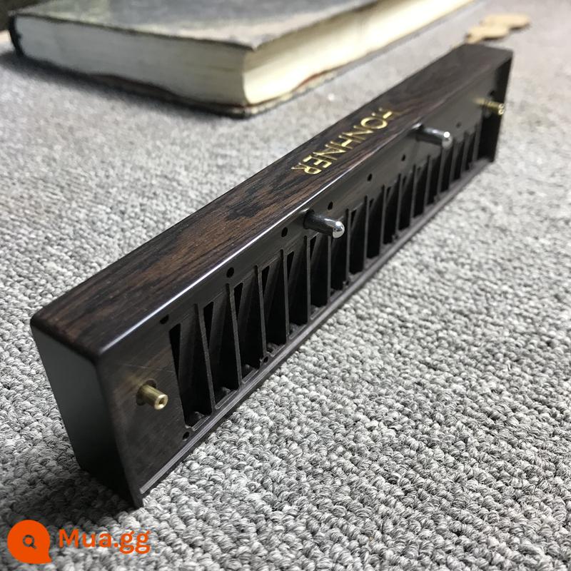 Nâng cấp lưới kèn harmonica màu mun super64x ánh sáng tím mới kín khí và dễ thổi hiệu suất sáng chú tùy chỉnh và phụ kiện Lai - Gỗ đàn hương tím phổ thông super64/64x mới