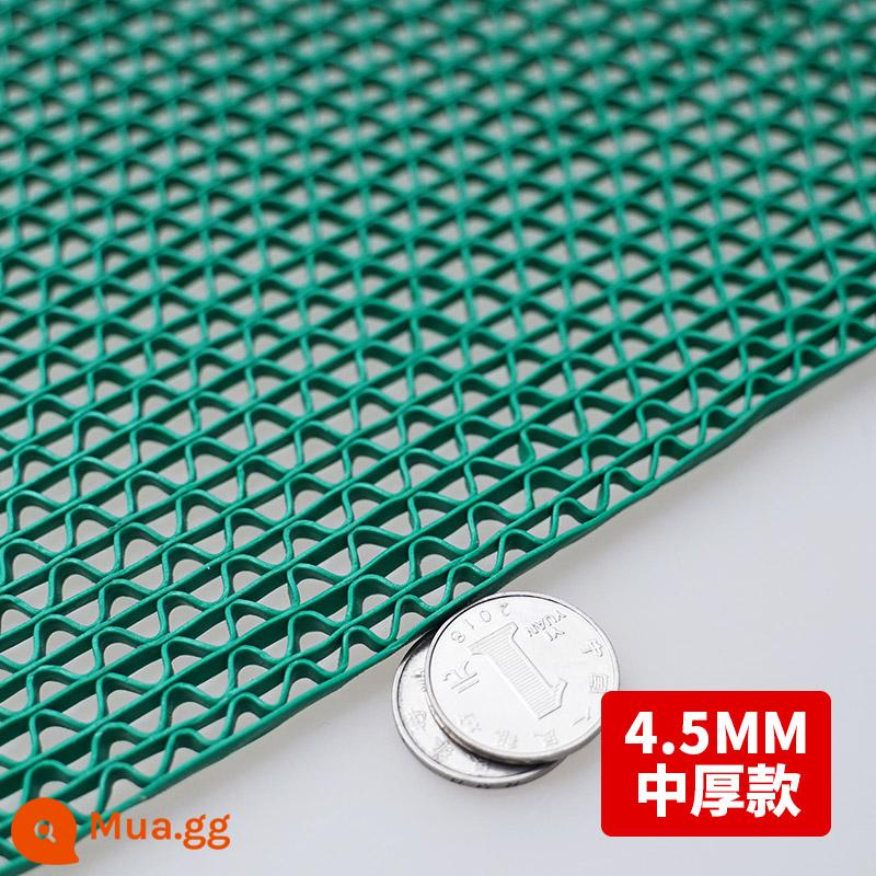 Phòng tắm chống pad pvc nhựa không thấm nước phòng trang điểm thảm nhà bếp hốc hốc pad - Màu xanh lá cây [độ dày trung bình 4,5mm]