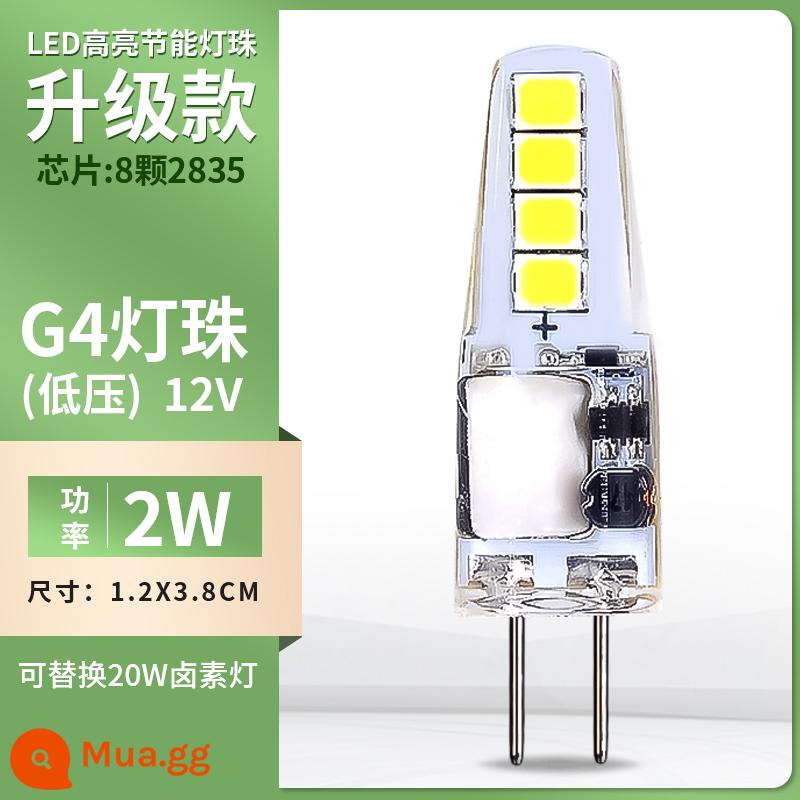 G4 đèn bead led pin điện áp thấp 12 v đèn pha lê chèn bong bóng 220 v siêu sáng g9 nguồn sáng g5.3 tiết kiệm năng lượng bóng đèn nhỏ - [Nâng cấp nổi bật mini] Điện áp thấp G4-12V [2W-Thay thế 20W]