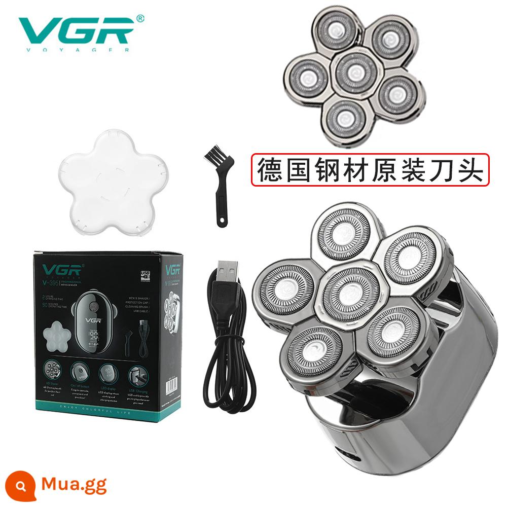 Thiết bị gốc của Đức với phụ kiện đầu 6 dao dao cạo đa năng giặt đầu hói hiện vật Phụ kiện đầu 6 dao - Máy đầu hói + đầu cắt dự phòng 395 + đầu cắt dự phòng