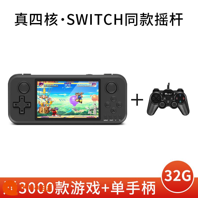 Máy chơi game cầm tay Xiaobawang psp cầm tay mô hình hoài cổ dành cho trẻ em thanh điều khiển từ xa kiểu cũ trận chiến đôi fc arcade gba mini retro pus palm Máy du lịch Tetris mã nguồn mở Q400 - Máy chơi game 4 inch HD lõi tứ phiên bản 32G (bao gồm 3.000 trò chơi) + tay cầm đơn