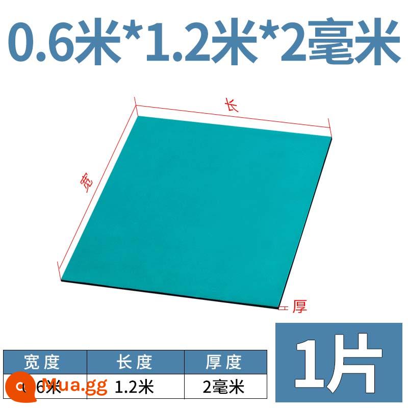 Thảm trải bàn chống tĩnh điện bàn làm việc cao su sửa chữa thảm nhựa tĩnh đệm da bàn thí nghiệm thảm cao su chịu nhiệt độ cao - 0,6m * 1,2m * 2mm