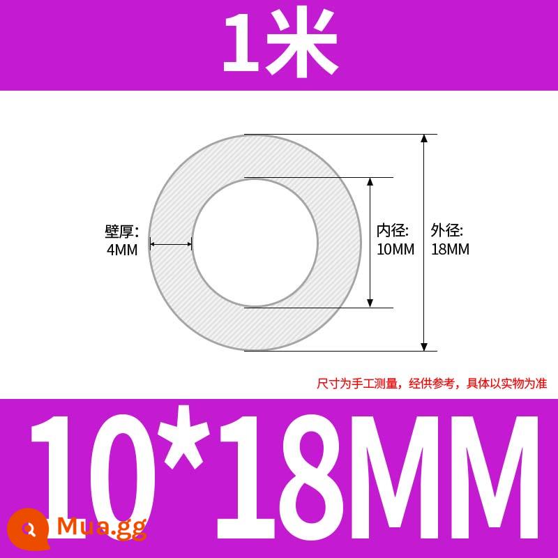 Vòi silicone vòi ống cao su chịu nhiệt độ cao cao su silicone ống nước 2/3/4/5/6/8/10/12/16/19mm - 10*18 (giá 1 mét