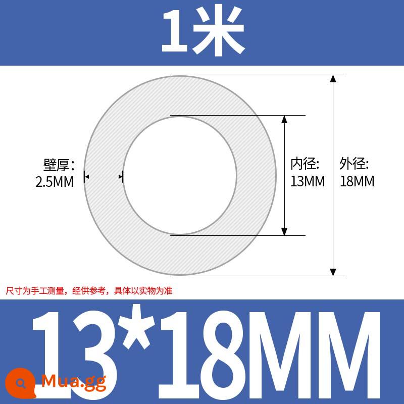 Ống Silicone Ống Cao Su Silicone Không Mùi Thực Phẩm Cấp Ống Nước Hộ Gia Đình Chịu Nhiệt Độ Cao Đàn Hồi Trong Suốt Vòi - 13*18 (giá 1 mét)