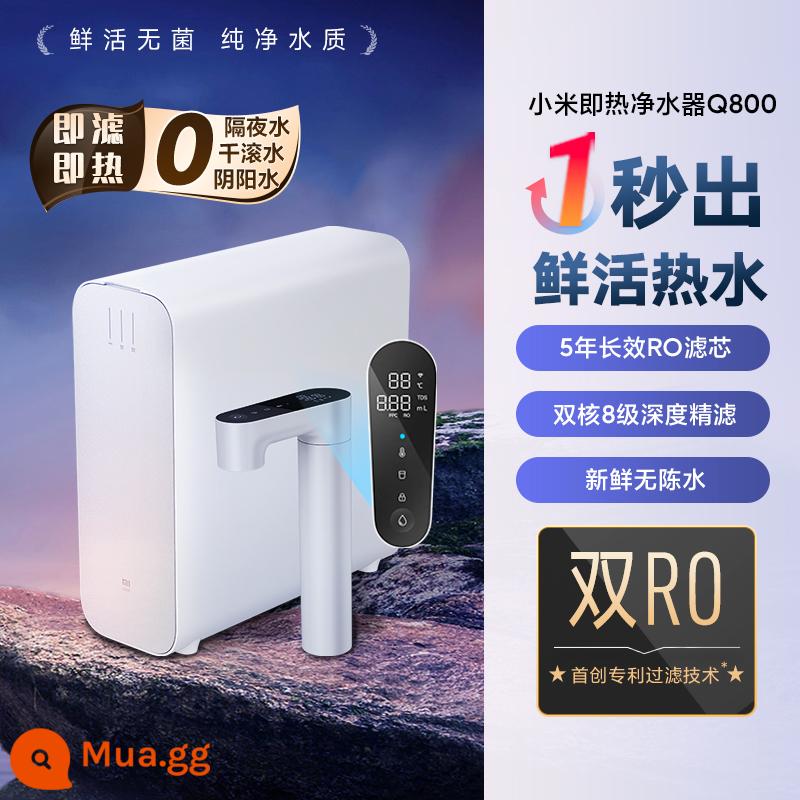 Máy lọc nước nóng tức thì Xiaomi Q800 hộ gia đình uống trực tiếp thẩm thấu ngược lọc nước làm nóng - Q800