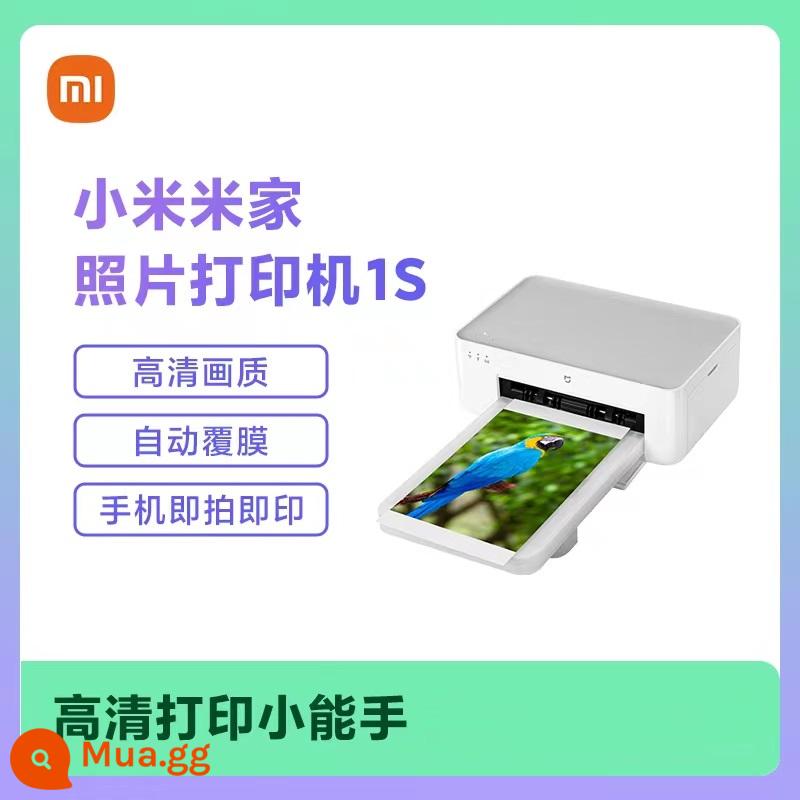 Máy In Ảnh Xiaomi Mijia 1S Điện Thoại Di Động Nhỏ In Ảnh Màu Kết Nối Không Dây Thông Minh Polaroid Ảnh Máy Phát Triển Album Giấy Ảnh - Máy in ảnh Xiaomi 1s