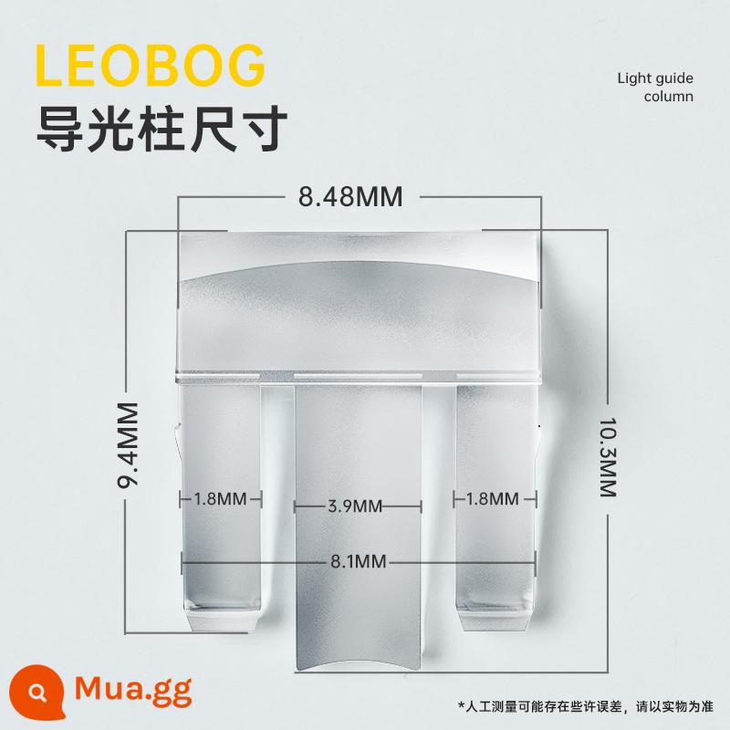 LEOBOG Wolfberry trục V2 có thể tráo đổi nóng trục tuyến tính cơ thể dày 45g chạy âm thanh mạt chược hifi tùy chỉnh bàn phím cơ - Trụ dẫn sáng*100 viên/phần