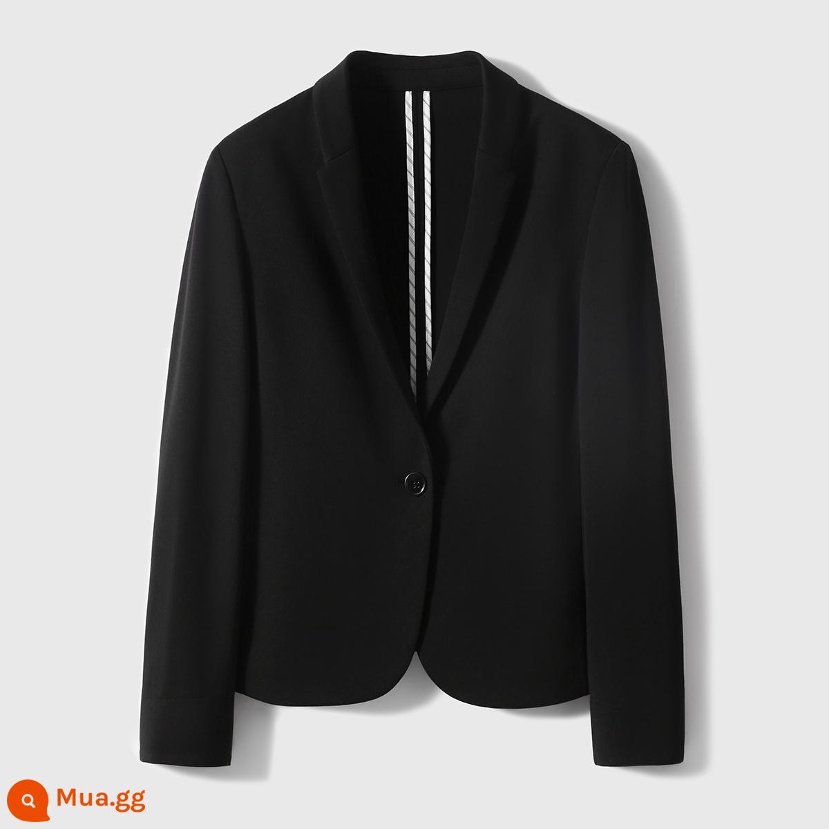 [Mô hình phúc lợi cho người hâm mộ] Phiên bản của Chúa ~ 0 Áo khoác blazer mỏng đi làm co giãn thoải mái - Mực đen.