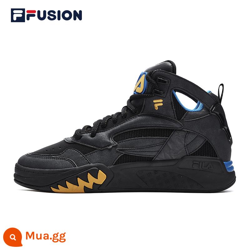 Fila Fusionfila Giày nam nam Giày văn hóa Giày bóng rổ văn hóa 2022 Mùa đông Middle Tube Sports Giày thể thao Desperado - Đen-BK