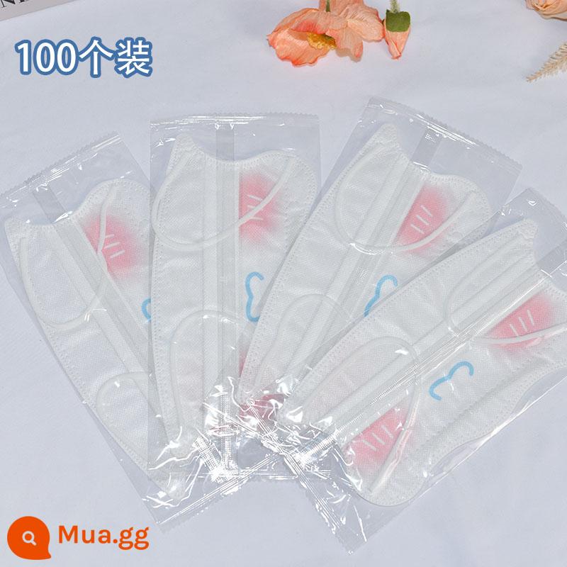 Yugui Dog Mask Blush Phim hoạt hình dễ thương Mẫu in bao bì độc lập dùng một lần Bảo vệ giá trị cao Cuốn sách nhỏ màu đỏ - Kiểu má hồng [100 miếng (đóng gói riêng) bảo vệ ba lớp]