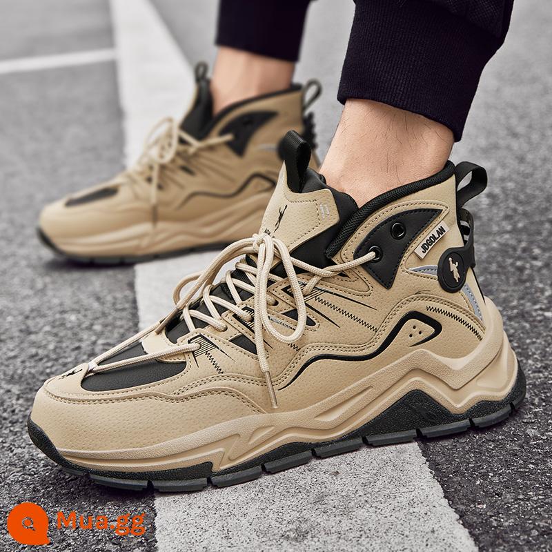 Jordan Gran sneakers nam mùa thu đông bố giày lưới da giày thoáng khí mới nhẹ giày chạy bộ - Màu cát 10125 (bề mặt da)