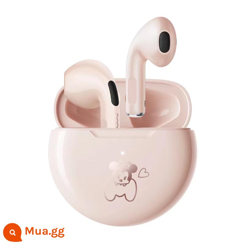 Tai nghe Bluetooth cao cấp bán in tai Disney không dây thể thao nữ dễ thương chạy bộ cho Apple Huawei - Bột phác thảo [Minnie]