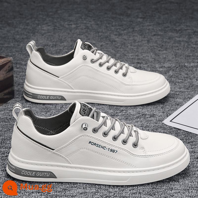 Giày Nam Mùa Xuân Mới 2023 Bé Trai Tất Cả Trận Đấu Hạt Điều Hoa Giày Sneaker Mùa Hè Cao Cấp Hợp Thời Trang Thương Hiệu Giày Thể Thao - [Mô hình phúc lợi] trắng