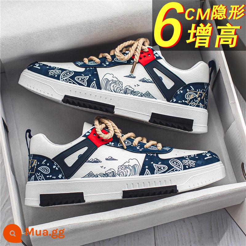 Giày Nam Mùa Xuân Mới 2023 Bé Trai Tất Cả Trận Đấu Hạt Điều Hoa Giày Sneaker Mùa Hè Cao Cấp Hợp Thời Trang Thương Hiệu Giày Thể Thao - [Phong cách tăng chiều cao] Bailan