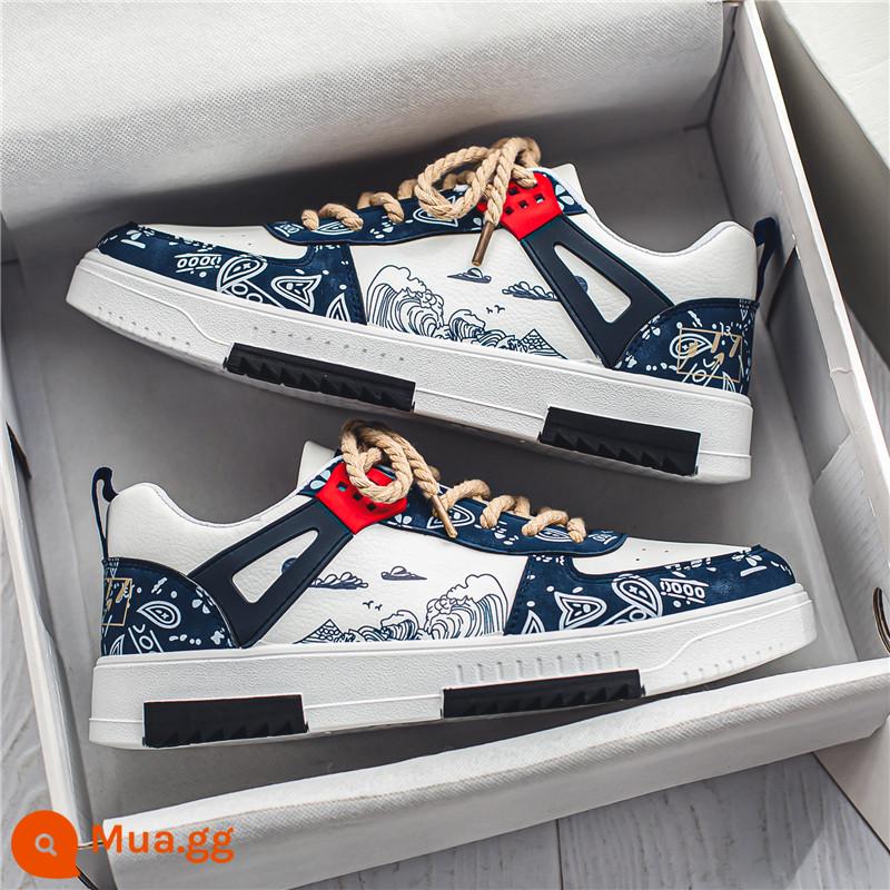 Giày Nam Mùa Xuân Mới 2023 Bé Trai Tất Cả Trận Đấu Hạt Điều Hoa Giày Sneaker Mùa Hè Cao Cấp Hợp Thời Trang Thương Hiệu Giày Thể Thao - [Hình chính] Hoa lan trắng