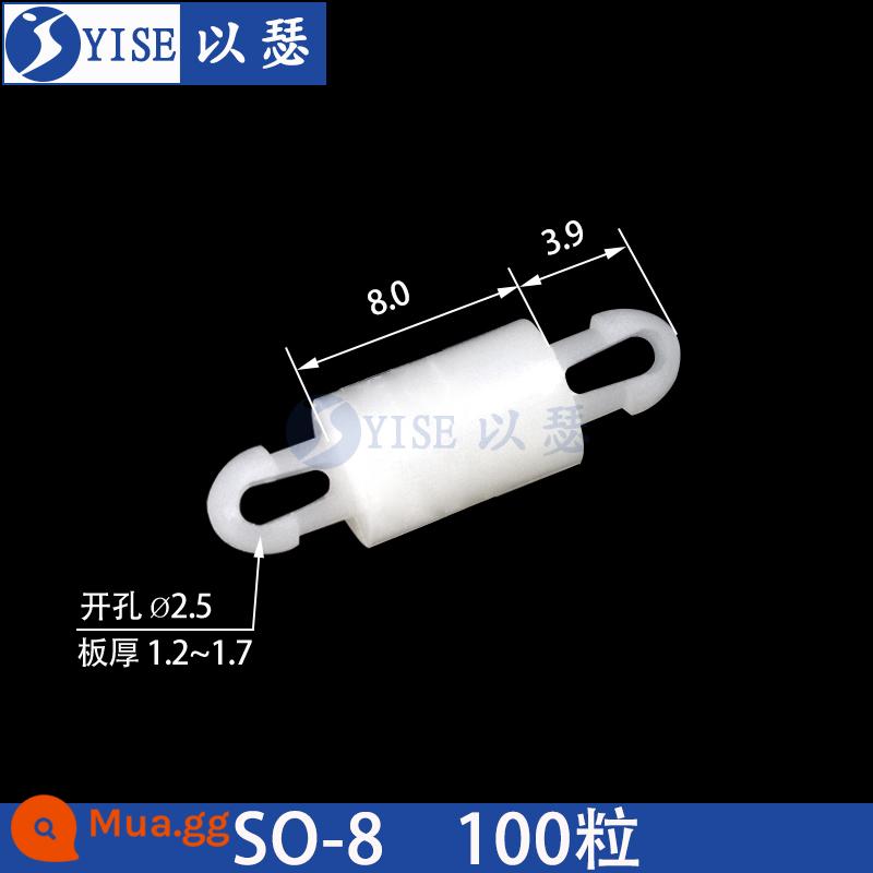 Bảng mạch PCB cột cách ly hai đầu miếng đệm bằng nhựa dòng cột khung hỗ trợ bo mạch chủ snap-in hỗ trợ cột cố định S0 SU - S0-8 (100 cái)