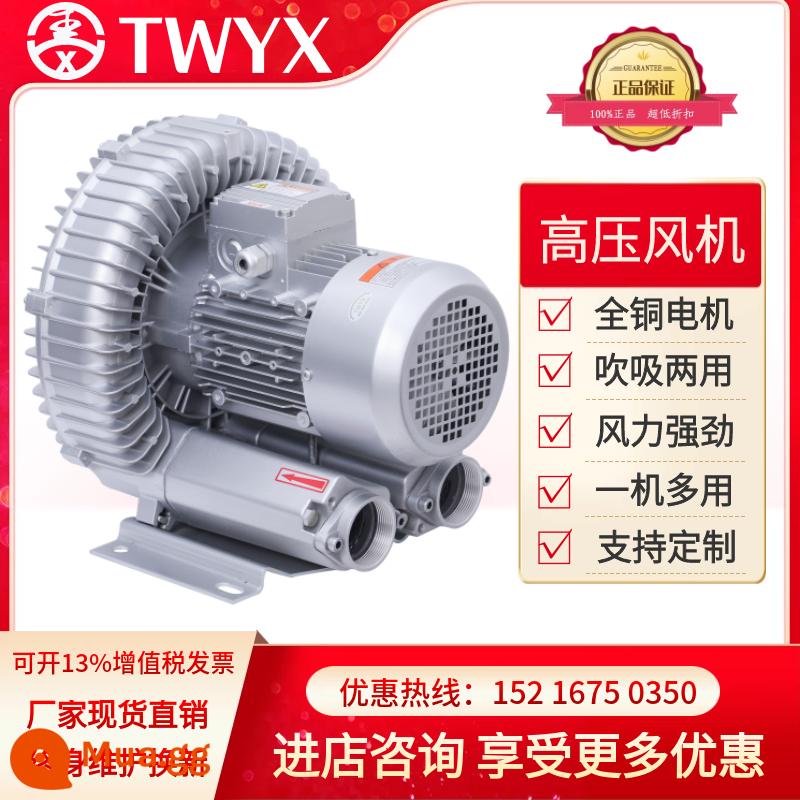 [Bán hàng trực tiếp của nhà máy] Full Wind RB Cao -Pressure Drum Fun 220V Tua bin công nghiệp nhỏ Bispotirus Pump - Dòng RB-43D (0,7kw-1,3kw) 0,7kw-1,3kw