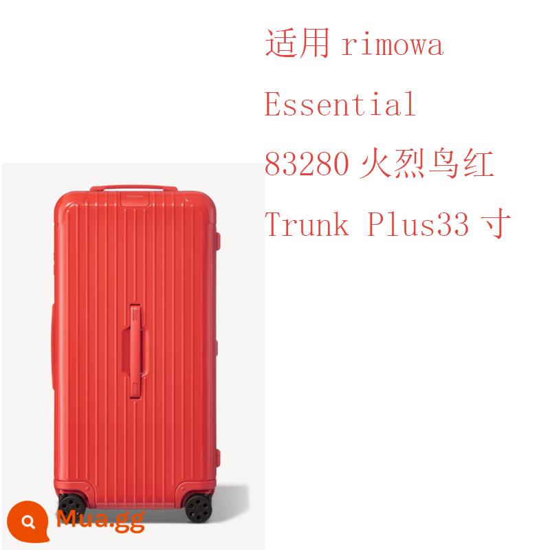 Thích hợp cho tay áo bảo vệ Rimowa cốp xe plus31 inch 33 inch rimowa hành lý bao đựng thiết yếu - Trunk plus 33 inch 83280/flamingo góc đỏ phong cách nắp hộp siêu kín