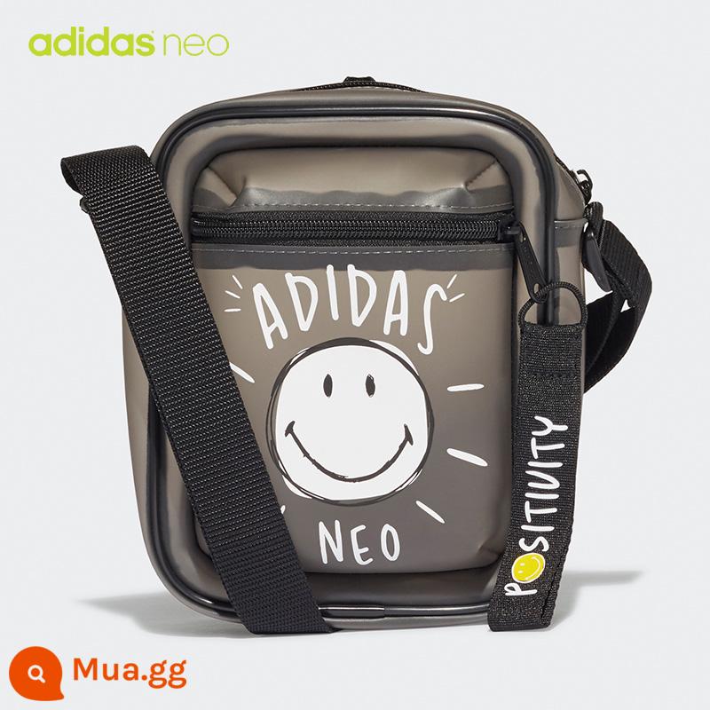 Túi adidasNEO đeo vai nam túi nữ mặt cười túi nhỏ thạch trong suốt túi xiên thể thao HA4668 - HA4668/20x15x8cm