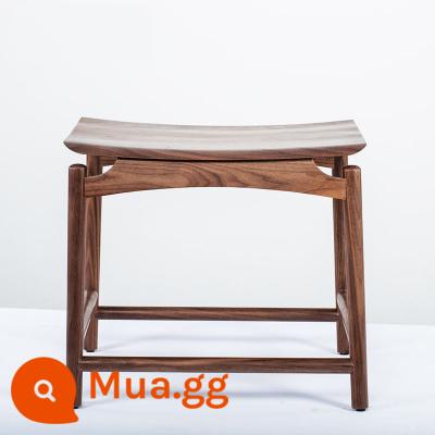 Walnut mới bàn trà Trung Quốc kết hợp đơn giản Zen Yitu Nội thất nhà B & B Balcony Coffee Tea Bàn - Ghế đẩu óc chó đen (nhỏ))