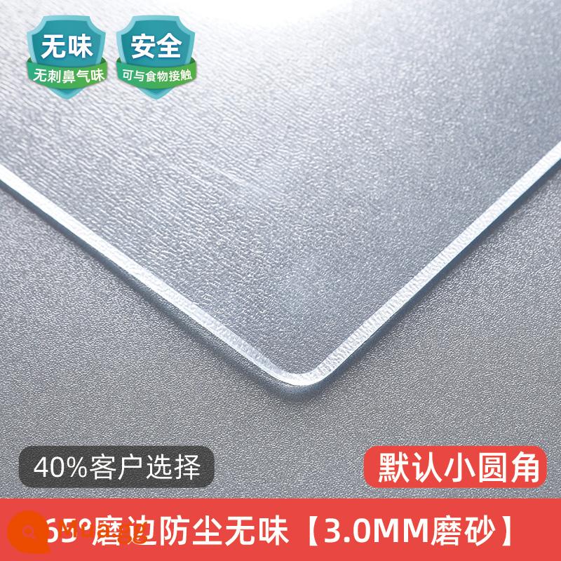 Tủ lạnh hai cửa che bụi che vải chống nước tủ đông máy giặt lò vi sóng bọc bàn đầu giường trong suốt khăn trải bàn thảm - Viền 65° [không mùi và chống bụi] Các góc tròn nhỏ/được làm mờ mờ 3,3mm